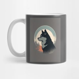 Akita Dog 2 - Japanese Retro Style Mug